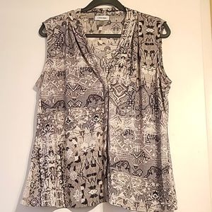 Calvin Klein southwest style blouse